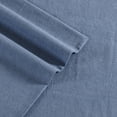 thumbnail image 3 of Eddie Bauer Solid Blue Cotton Flannel Queen Sheet Set, 3 of 8