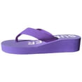 thumbnail image 2 of LAVRA Women's Platform Wedge Flip Flop Thick Strap Summer Beach Thong Sandals, 2 of 5