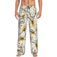 thumbnail image 2 of Picia Different Butterflys Mens Soft Woven Cotton Elastic Waistband Sleep Pajama Pant Lounge Sleep Pant With Pockets And Drawstring-Large, 2 of 9