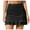 Black, variant on Swim Skirt For Women High Waisted Tummy Control Ruched Swimsuit Bottoms w Built In Briefs & Ruffle Skirt