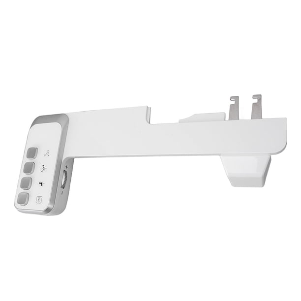 Adjunto de bidet de inodoro, boquilla dual una llave disembly ráspida presión de agua bidet bidet ergonómico para lavado trasero frontal para inodores existentes