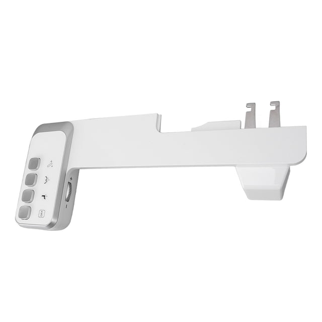 Adjunto de bidet de inodoro, boquilla dual una llave disembly ráspida presión de agua bidet bidet ergonómico para lavado trasero frontal para inodores existentes