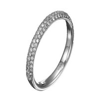 1 Carat Diamond Wedding Band Wedding Ring on 10k White Gold