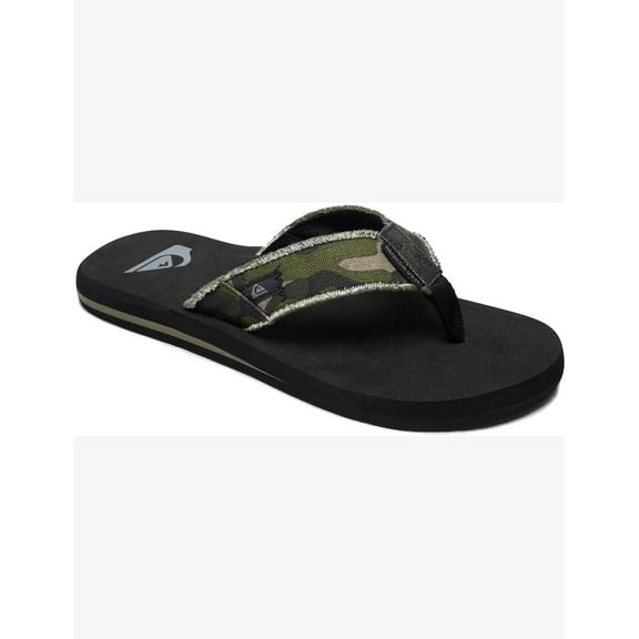 Monkey Abyss Youth Canvas Sandals [Green/Green/Black]