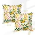 thumbnail image 3 of Bingfone Decorative Pillow Covers 16"X16" Fruit Couch Pillow Cases Modern Farmhouse Covers For Couch Sofa Bed, 3 of 9
