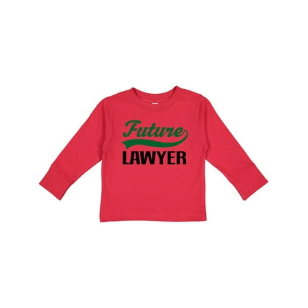 

Inktastic Future Lawyer Gift Toddler Boy or Toddler Girl Long Sleeve T-Shirt