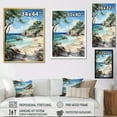 thumbnail image 4 of Designart "Blissful Beaches in Thailand I" Nautical & Beach Floater Framed Canvas Print, 4 of 7