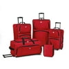 American Tourister 5-Piece Luggage Set, Red