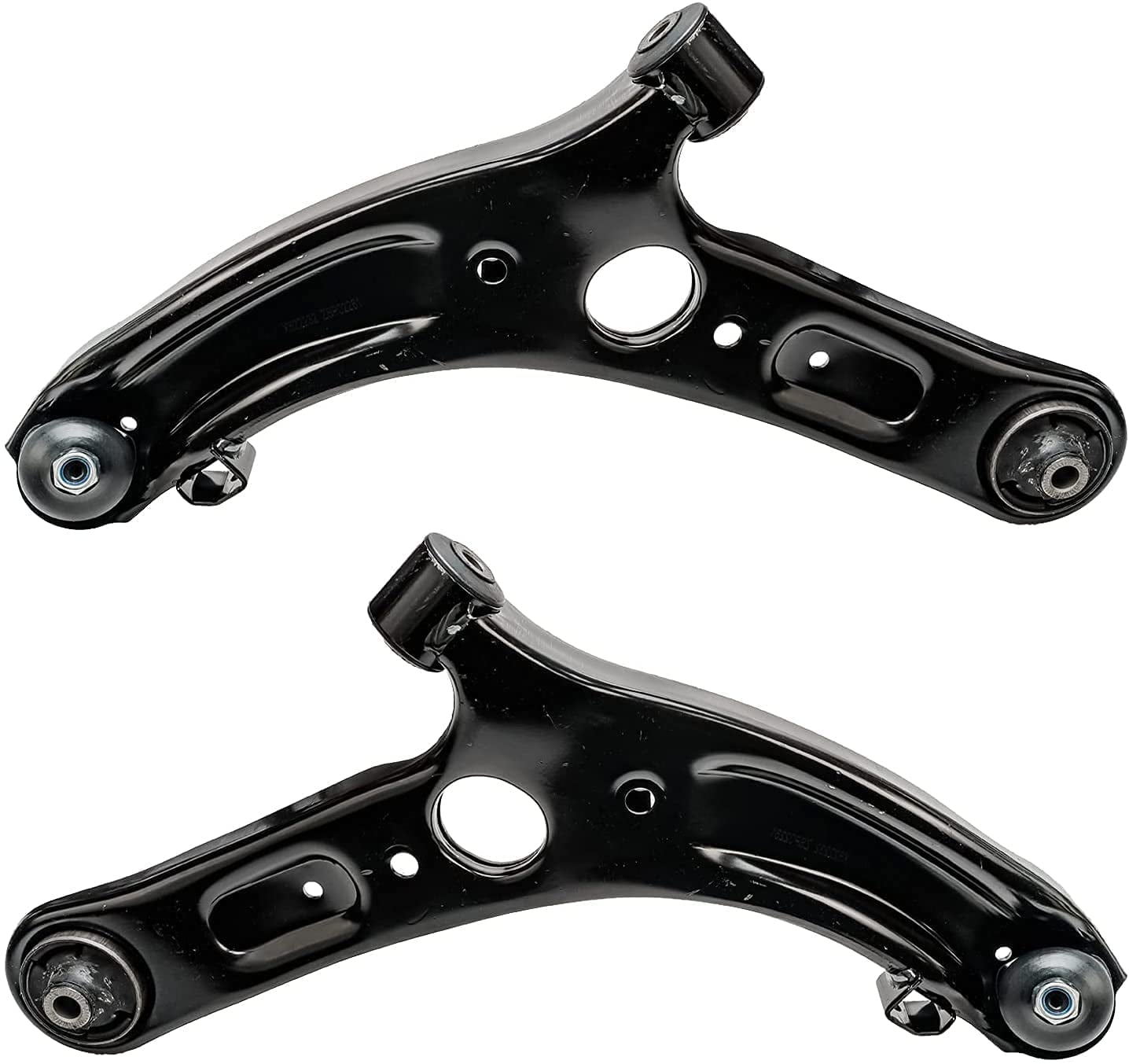 Detroit Axle - Front 10pc Suspension Kit for 2011-2016 Hyundai Elantra Coupe GT, 2 Lower Control Arms with Ball Joints 2 Sway Bars, 4 Inner & Outer Tie Rod, 2 Boots Replacement 12-17 Hyundai Veloster