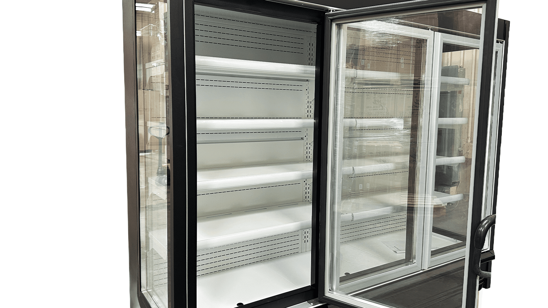 76 in. Commercial Swing Glass Door Merchandiser Refrigerator 28 Cu.Ft. Beverage Fridge, Flower Cooler, NSF