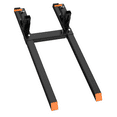 thumbnail image 1 of MIUUKA 60" Pallet Forks for Tractor Bucket or Skid Steer Loader, Heavy Duty 4000lb Capacity,Adjustable Stabilizer Bar,Quick Attach Material Handling Tool,Black&Orange, 1 of 4