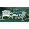 thumbnail image 3 of Lakeland Mills 25 Inch White Cedar Log Wood Round Patio Coffee Table, Natural, 3 of 3
