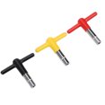 thumbnail image 6 of 3Pcs Drum Key T Shaped Wrench with Silicone Protective Cover Musical Instrument Parts, 6 of 7