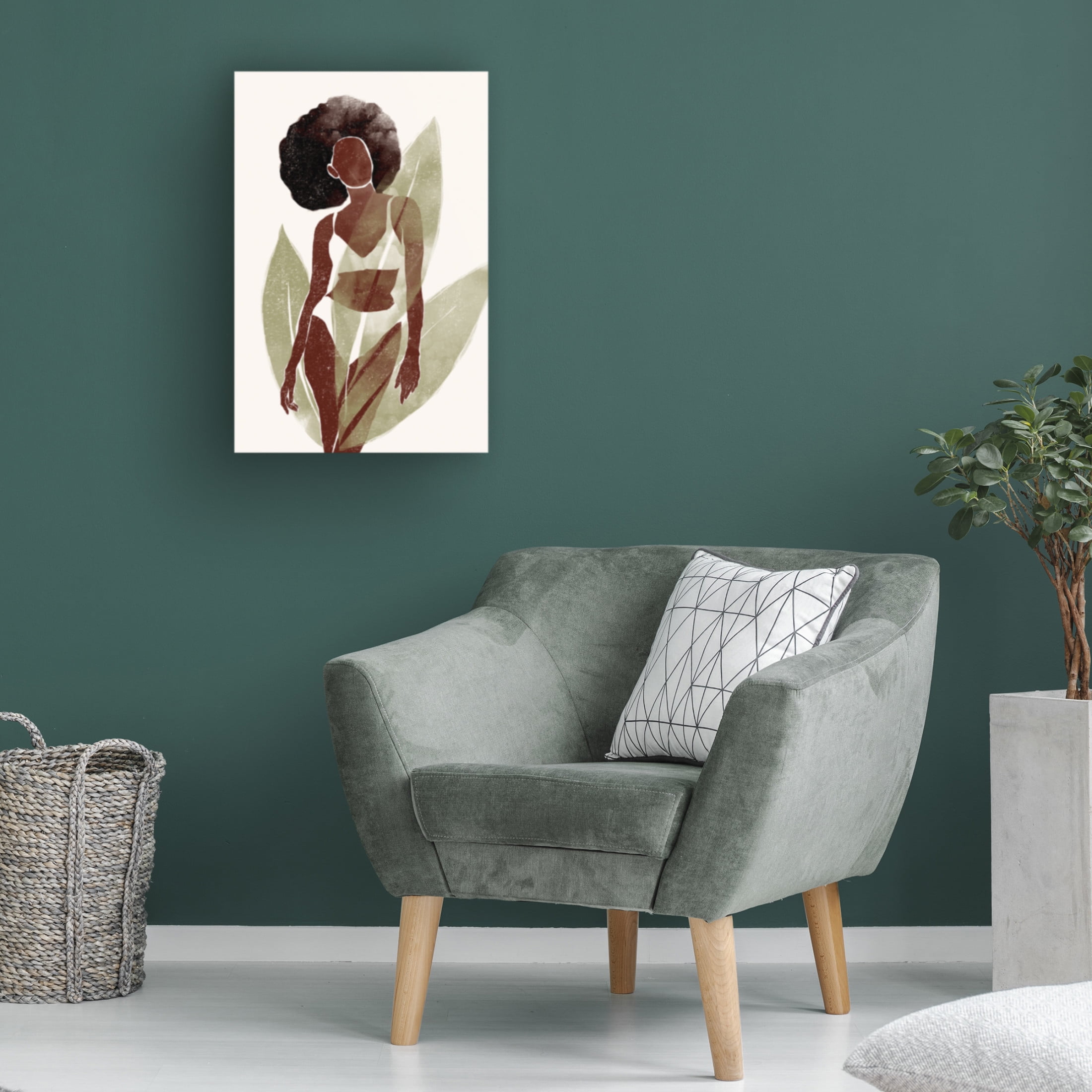 Canvas Wall Art - Yuyu Pont 'Swimsuit I' Wall Art for Living Room, Bedroom, or Office Décor by Trademark Fine Art - 30 x 47 Inches