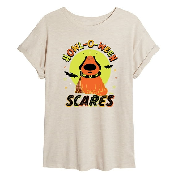 Disney - Up - Howl-O-Ween Scares - Juniors Ideal Flowy Muscle T-Shirt