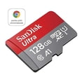 thumbnail image 1 of Tarjeta de memoria SanDisk 128GB Ultra MicroSDXC UHS-I con adaptador 100MB/s C10 U1 Full HD A1, 1 of 2