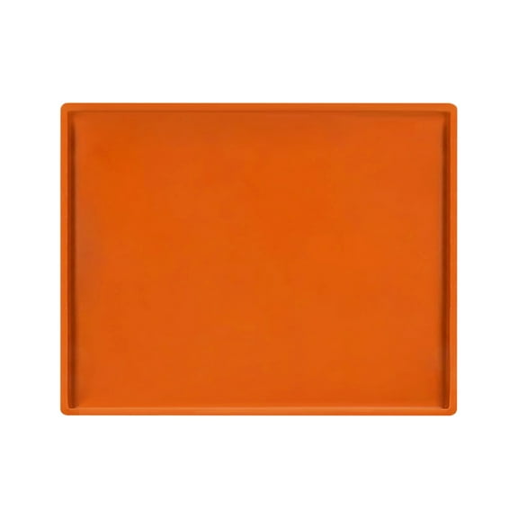 Bake Pan Liner, Non-Stick Baking Mat, Heat-Tolerant Silicone Baking Pad for Home Oven Use, Durable Reusable Easy Clean Baking Sheet Protector, 31x26cm Red Green Orange Brown