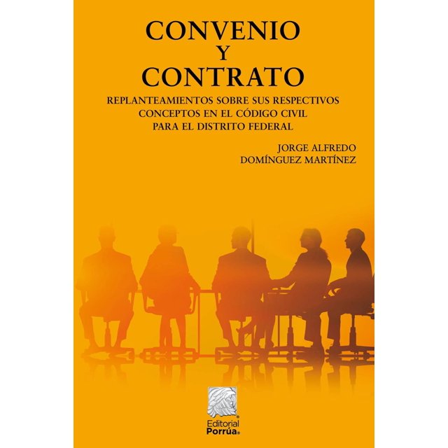 Convenio y contrato Editorial Porrúa 9786070939419