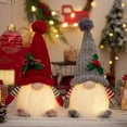 thumbnail image 5 of 1PC Lighted Christmas 11 Inch Plush Decor, Battery Operated LED with Glowing Light, Swedish Tomte Elf for Holiday Table Party Decorations, 5 of 6