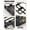 46*36*4.5|With elastic mesh, variant on Global Roof Rack Cargo Basket with Extension & Waterproof Bag - 64" x 39" or 46" x 36", Heavy Duty Steel, 200 lbs Capacity, Fits SUVs, Trucks, Vehicles