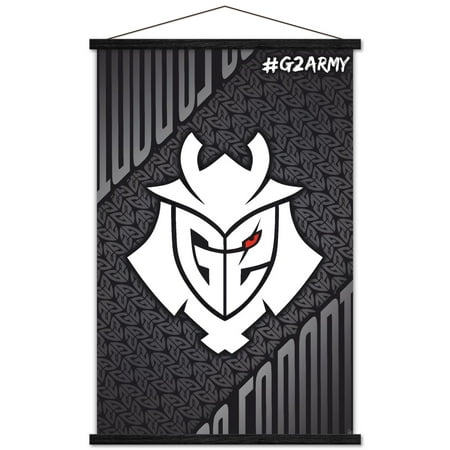 G2 Esports - G2 Army Wall Poster with Magnetic Frame, 22.375" x 34"