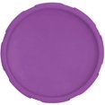 thumbnail image 3 of Frisbee para perros, paquete de 2, platillos voladores flotantes de caucho natural de 7 pulgadas para perros, tanto para tierra como para agua (verde + morado), 3 of 4