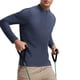 thumbnail image 1 of pstuiky manga larga de hombre, Ropa deportiva de manga larga y cuello redondo para hombre, lisa, cálida, de color liso top de hombre xxxxl, 1 of 9