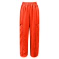 thumbnail image 5 of Women Fashion Solid Pocket High Waist Baggy Casual Long Pants Sweatpants Women Loose Fit Pants for Women Casual Loose Pants for Women Elastic Waist Casual Womens Pant Romper Casual Womens plus Size, 5 of 5