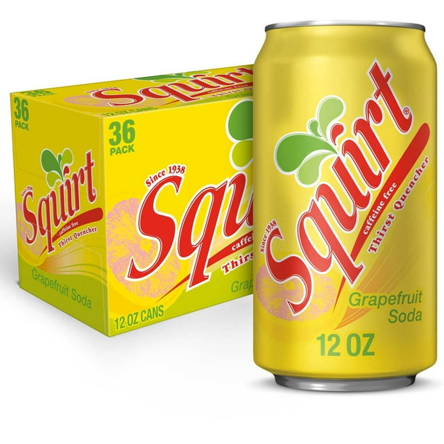 Squirt Citrus Soda, 12 fl. oz., 36 pk.
