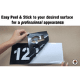 CURBZEE Custom Address Number Stencil, 8 inch Numbers Peel and Stick