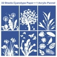 thumbnail image 5 of JZROCKER Nature Art Paper Cyanotype Paper Sun Print Paper with Sheet for DIY Art Crafts, 5 of 10