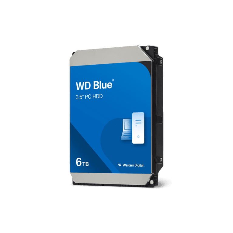 WD Blue 6TB Internal PC Storage HD - 5400 RPM SATA 6Gb/s 256MB