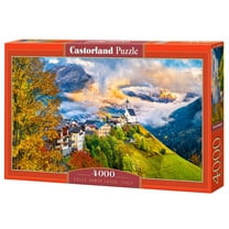 4000 Piece Jigsaw Puzzles, Colle Santa Lucia, Italy, Mountain Landscape, Adult Puzzles, Castorland C-400164-2