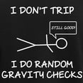 thumbnail image 3 of CafePress - Gravity Check Pajamas - Women's Short Sleeve Print T-Shirt and Pants Dark Cotton Pajama Set, 3 of 7