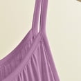 thumbnail image 6 of Asxite Plus Size Womens Pajamas Loose Spaghetti Strap Crew Neck Solid Short Sleep Dress, 6 of 7