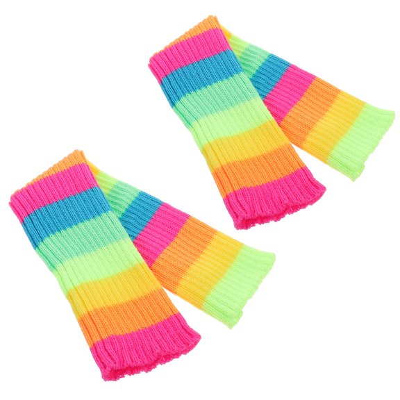 Toyvian 1Pair Supple Warm Leg Sleeves Knitted Sock Covers for Winter Outdoor Use