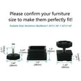 thumbnail image 2 of Leveling Feet 38 x 38mm Square Tube Inserts Furniture Adjustable Leveler 4 Sets, 2 of 8