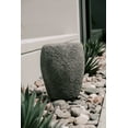 thumbnail image 5 of XBrand Versatile Natural Stone Outdoor MGO Round Stool/Table/Statue, 16.14 Inch Tall, Grey, 5 of 5