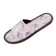 thumbnail image 2 of Unisex Travel Sandals House Slippers Includes Free Storage Bag for Hotel, Travel, Home Conch Shells Pattern, 2 of 8