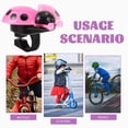 thumbnail image 2 of Timbre de bicicleta de latón con forma de mariquita de plástico para niños, regalo (rosa), 2 of 6