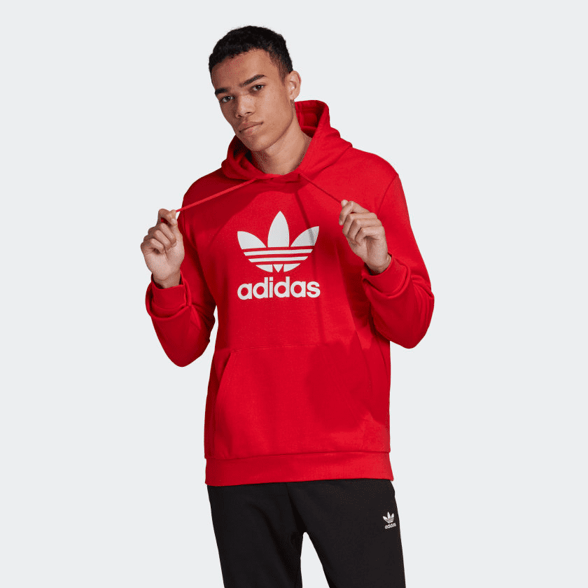 Adidas Men's Trefoil Pullover Hoodie, Color Options - Walmart.com