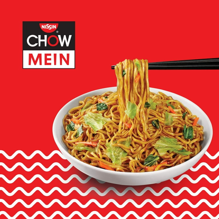 2X - Nissin Chow Mein Teriyaki Beef Flavor Noodles, 4 Oz - Walmart.com