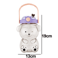 thumbnail image 2 of Botella de agua con forma de oso kawaii, lindas botellas de agua, 2 of 5