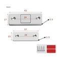thumbnail image 3 of 2 Pcs/ensemble Serrure de Porte Magnétique Forte Attrape-Porte Aimant de Meuble, 3 of 6
