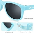 thumbnail image 4 of Nacuwa Baby Sunglasses - 100% UV Proof Sunglasses for Baby, Toddler, Kids - Ages 0-2 Years - Case and Pouch included (Blue), 4 of 8