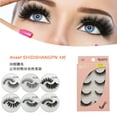 thumbnail image 5 of Mistaha SHIDISHANGPIN 4 Pairs 3D Fake Eyelashes False Eyelashes for Eye Makeup Natural Long Thick Lashes, 5 of 8