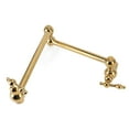 thumbnail image 4 of Stretchable Swing Arm Sink Faucet, G1/2 Male Thread Size Swing Arm Kitchen Faucet  For Home  Gold, 4 of 8