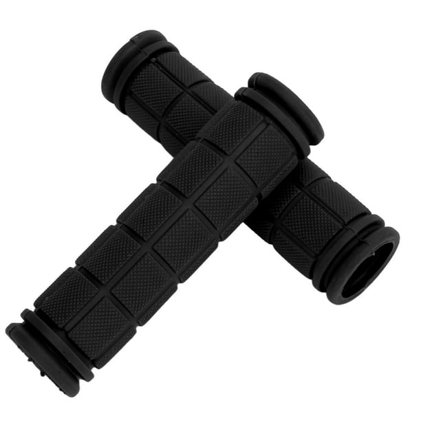 1Pair Rubber Bicycle Handle Grips Anti Slip Handlebar Grips for Mountain Road Urban BikeBlack Walmart