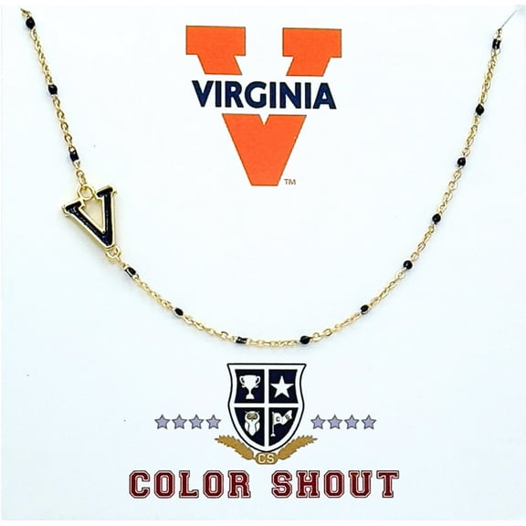 N201 - Virginia : University of Virginia Side Logo Necklace