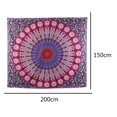 thumbnail image 2 of Tapiz Tapiz de manta de dormir con patrón geométrico bohemio (L Mandala09) Wdftyju Libre de BPA, 2 of 7